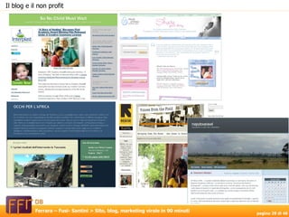 Il blog e il non profit 