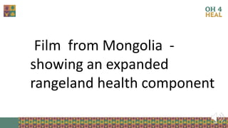 Strengthening health of rangelands as a third pillar of One Health – Experiences from Ethiopia and Mongolia