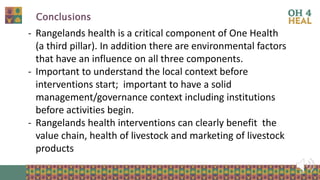 Strengthening health of rangelands as a third pillar of One Health – Experiences from Ethiopia and Mongolia