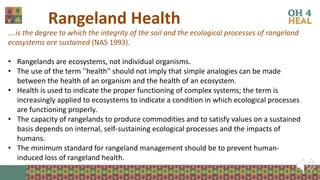 Strengthening health of rangelands as a third pillar of One Health – Experiences from Ethiopia and Mongolia