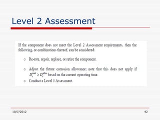 Level 2 Assessment




10/7/2012            42
 