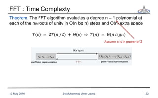 FFT and DFT algorithm | PPTX