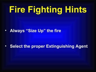 Fire Fighting Theory
