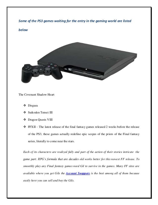 ps3 accounts for sale