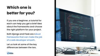 Django vs flask | PDF