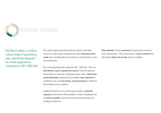 FG Wilson Corporate Profile