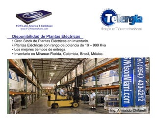 FG Wilson Presentacion Telecom