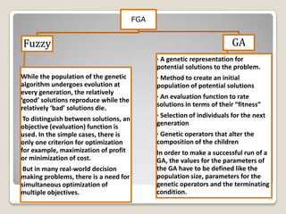 Fuzzy Genetic Algorithm | PPTX