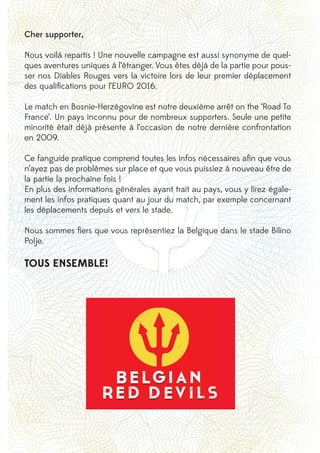 Fanguide Bosnie Herzegovine Belgique