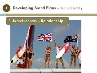 Developing Brand Plans – Brand Identity1
3. Brand Identity - Relationship
 