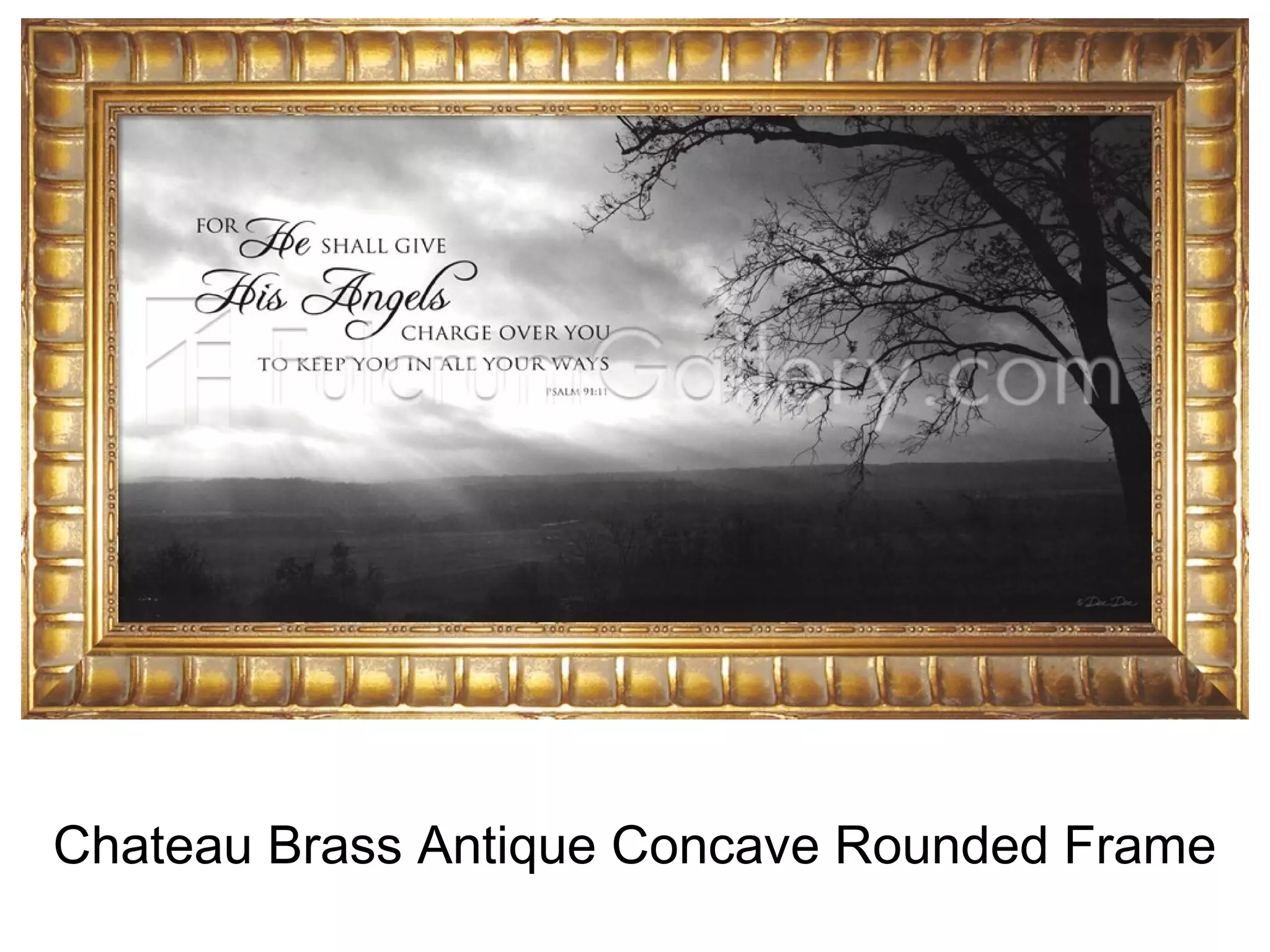 Chateau Brass Antique Concave Rounded Frame