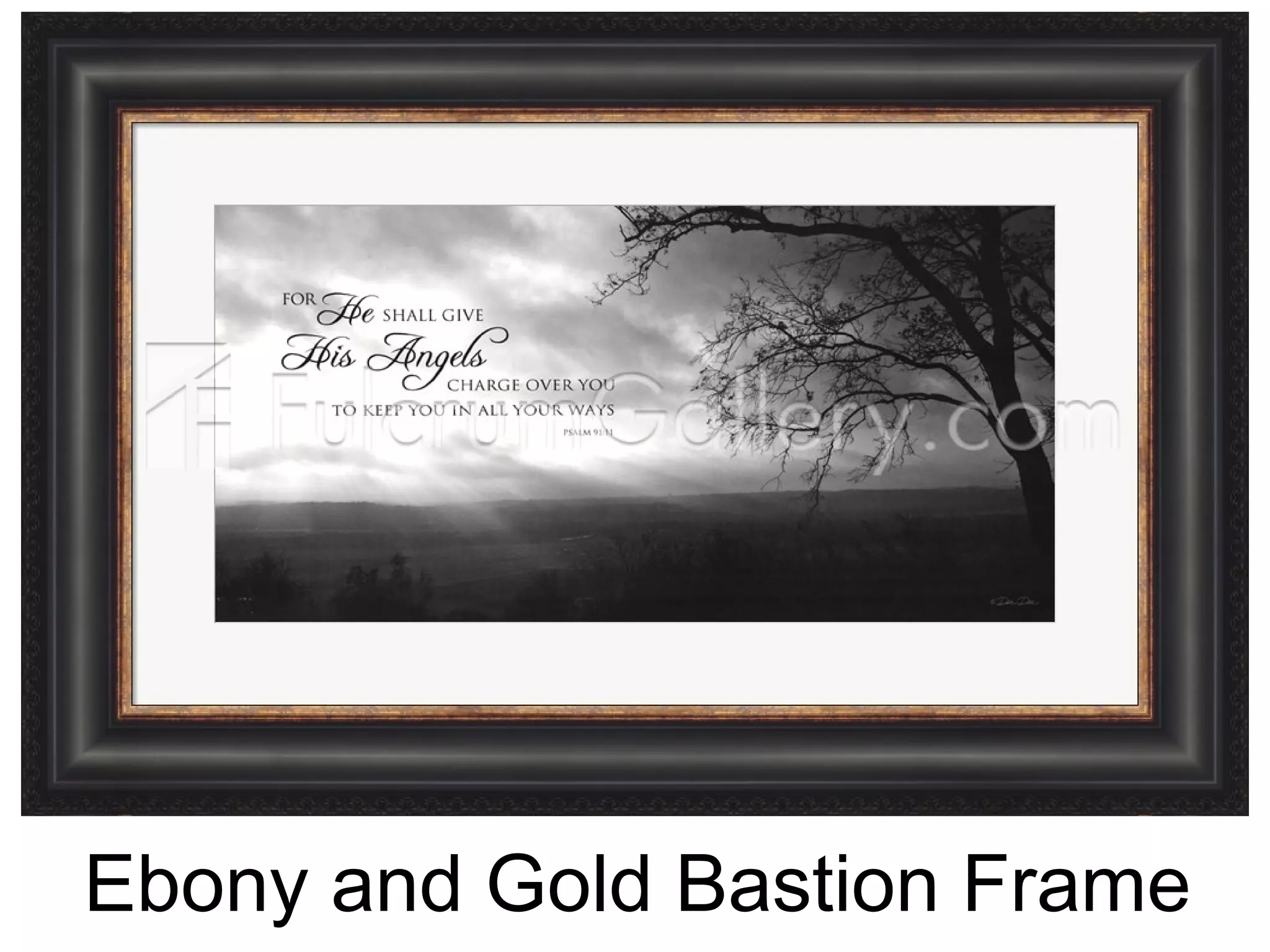Ebony and Gold Bastion Frame