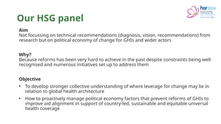 Reimaging the future of Global health Initiatives | PPTX