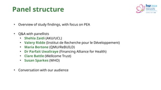 Reimaging the future of Global health Initiatives | PPTX