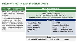 Reimaging the future of Global health Initiatives | PPTX