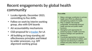 Reimaging the future of Global health Initiatives | PPTX
