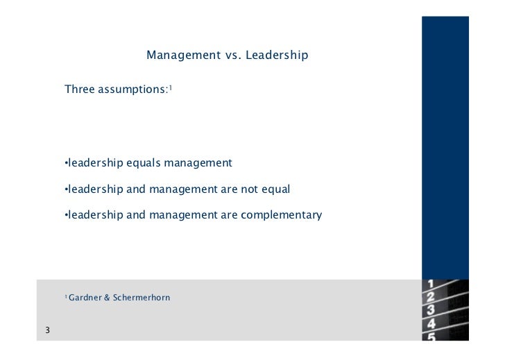 Management and leadership presentation image