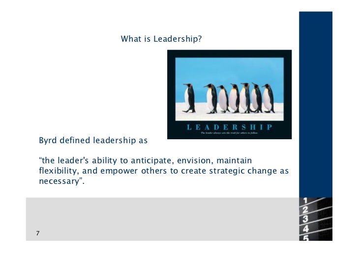 Leadership and management training ppt picture
