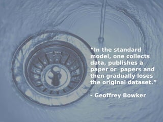 Create and recieve scientific data