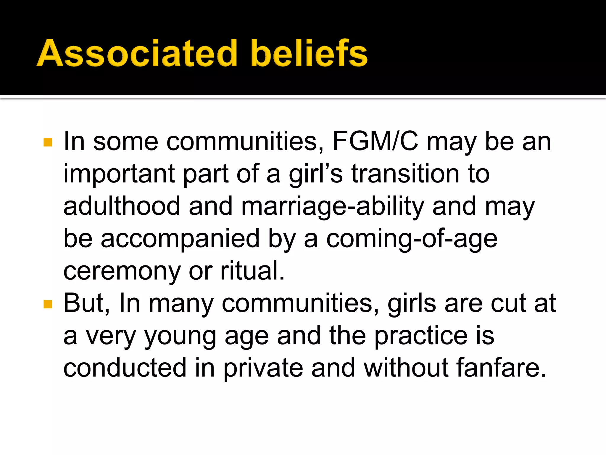 Femal genital mutilation | PDF