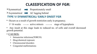 fetal growth restriction intrauterine growth restriction | PPTX