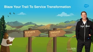 Blaze Your Trail To Service Transformation
ELEVATE
the role of
service
Paul Risk
CTO, The Warranty Group
Trailblazer
ENGAGE
across every
channel
 