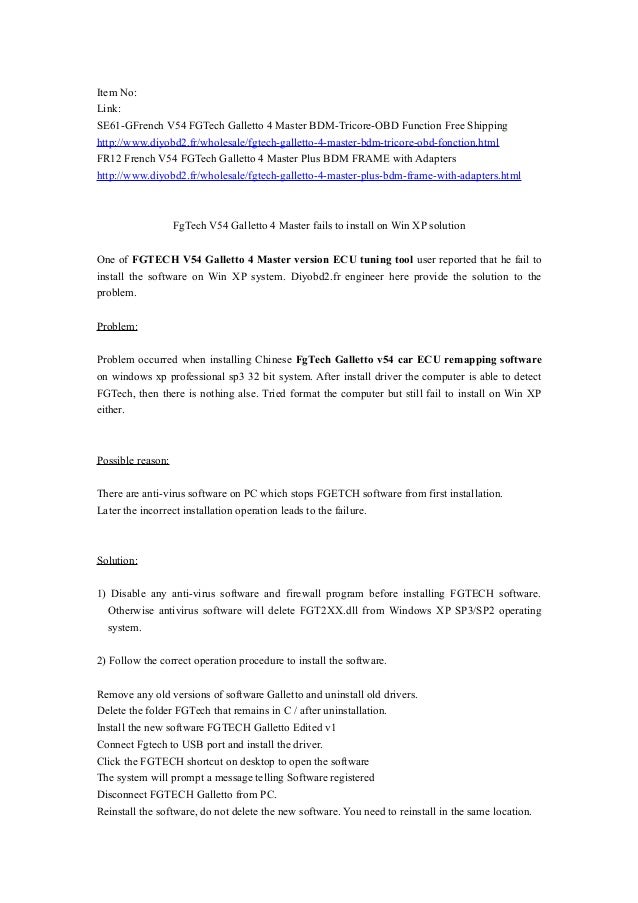 fgtech v54 fix fgtech v54 fix