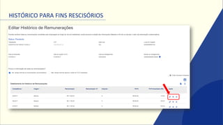 HISTÓRICO PARA FINS RESCISÓRIOS
 