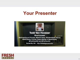 Your Presenter




                 9
 