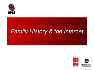Family History & the Internet 