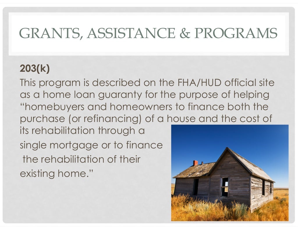 Federal Housing Administration Loans