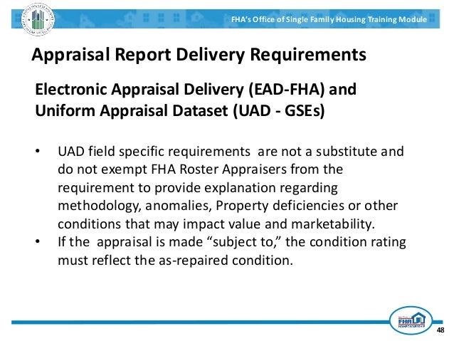 sle fha appraisal report fha appraisal overview sle fha appraisal report fha appraisal overview
