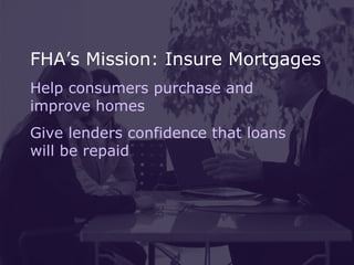 Fha Secure Program Fha Basics | PPT