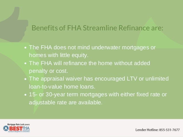 Best fha refinance options