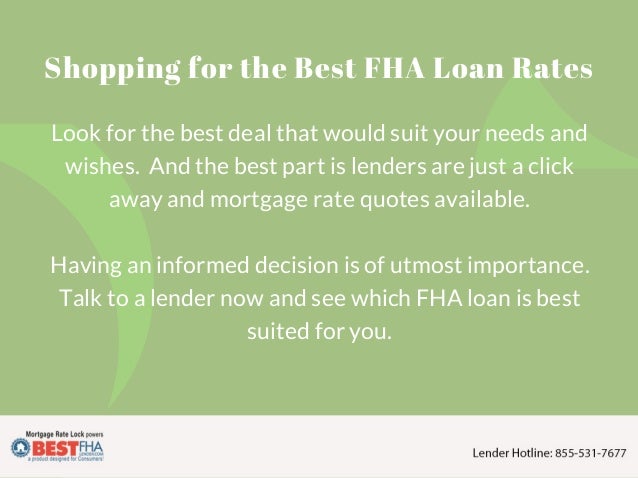 Best fha refinance options