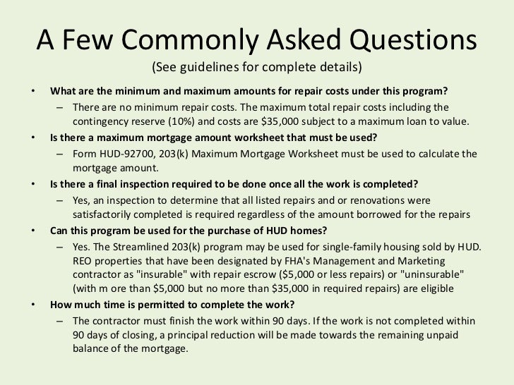 Worksheets Fha Streamline Worksheet fha streamline 203k wholesale completion 21