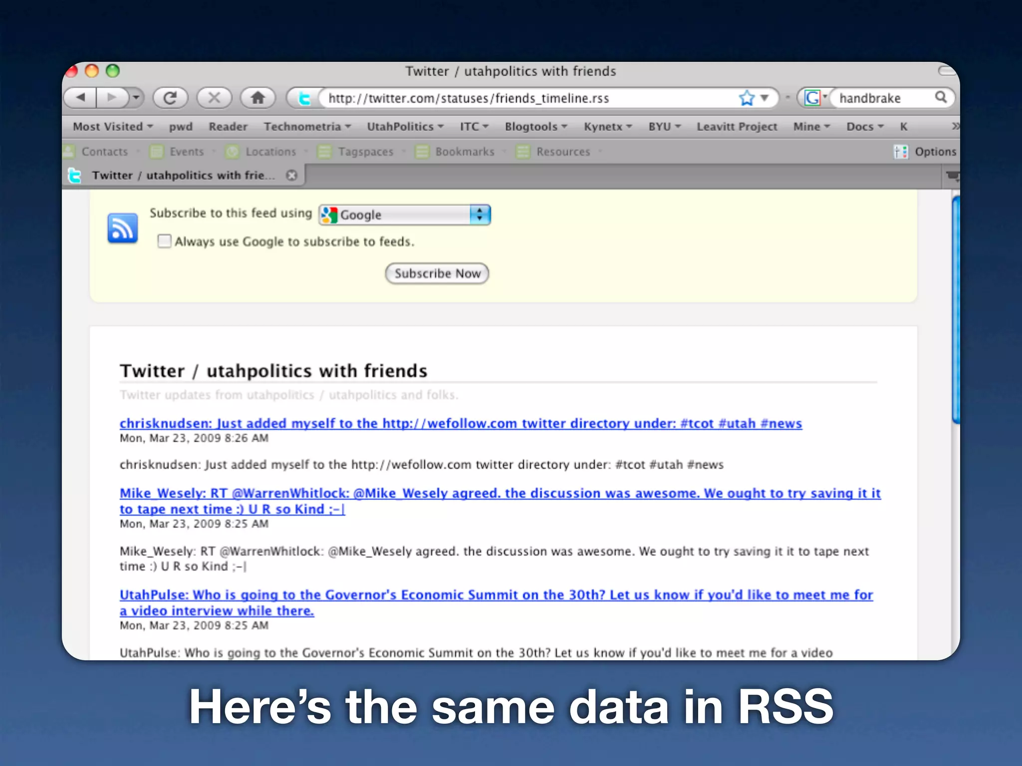 The Power of Open Data
