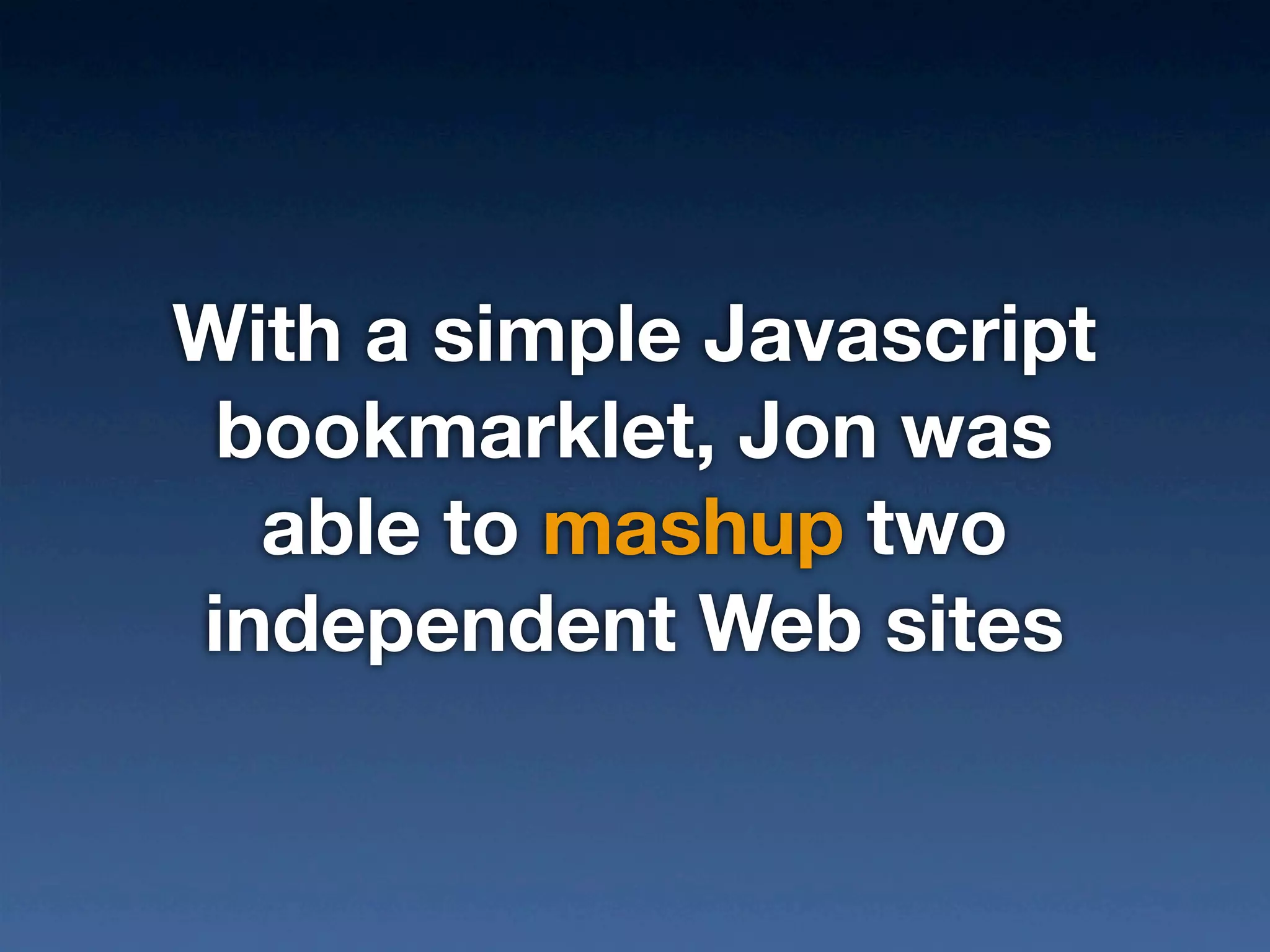 The Power of Open Data