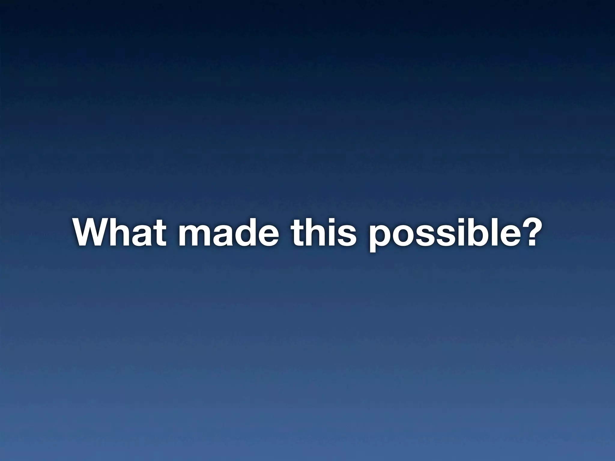 The Power of Open Data