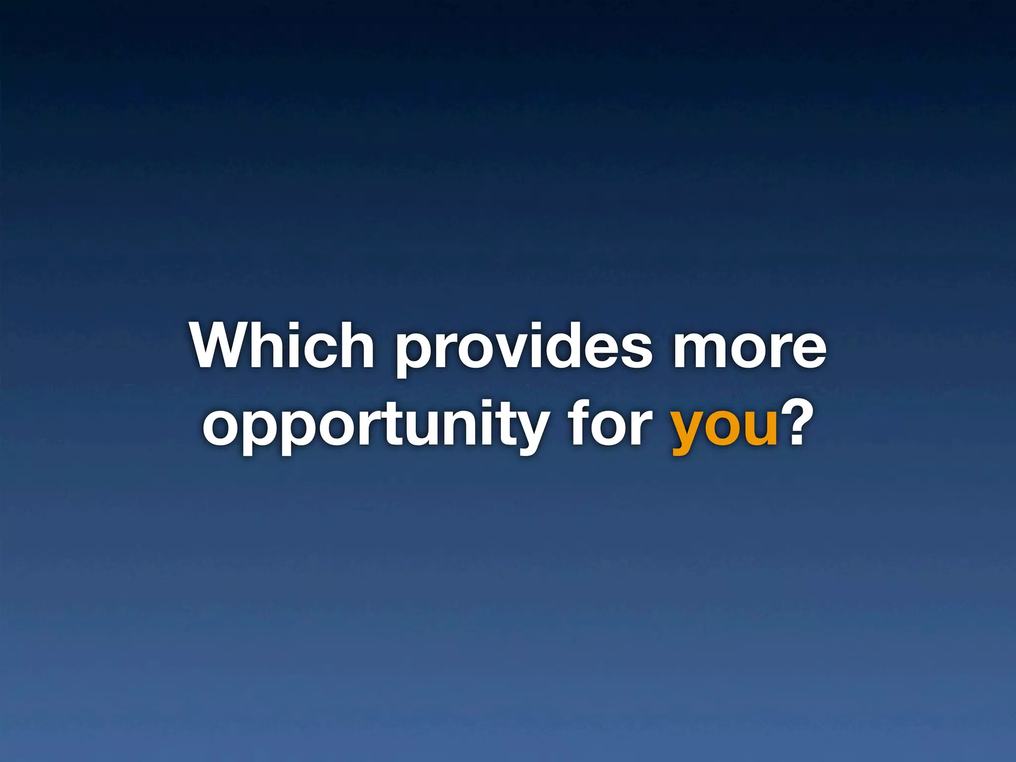 The Power of Open Data