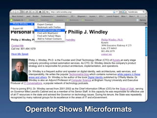 The Power of Open Data
