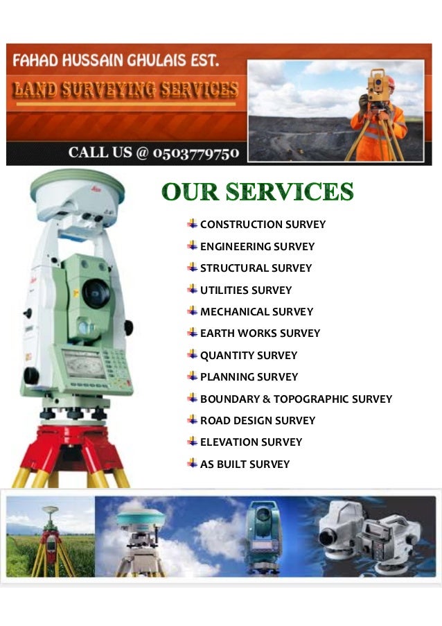 Fhg Contracting Company Profile Surveying Works - 6 our associates fhg surveying