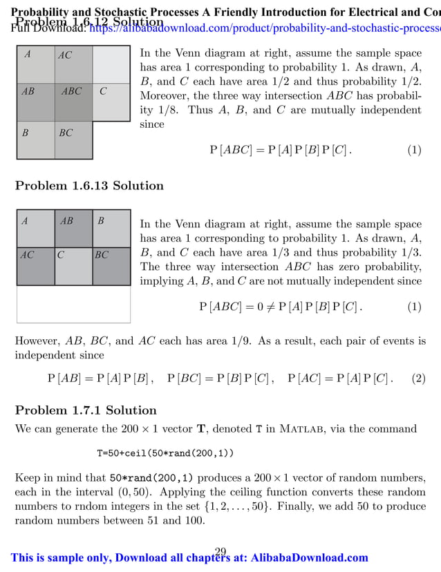 Probability and Stochastic Processes A Friendly Introduction for ...
