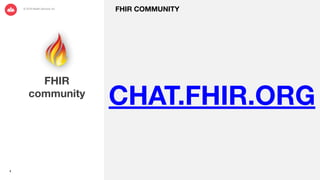 8
FHIR
community
FHIR COMMUNITY
CHAT.FHIR.ORG
 