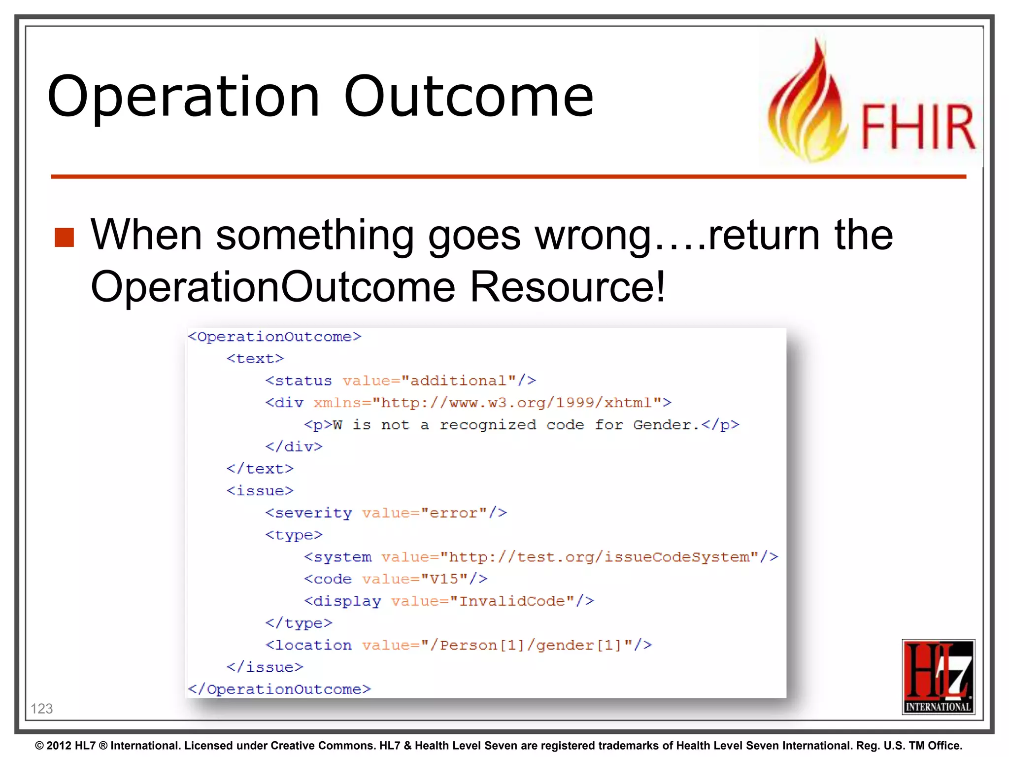 No (sql) transactions

126
© 2012 HL7 ® International. Licensed under Creative Commons. HL7 & Health Level Seven are registered trademarks of Health Level Seven International. Reg. U.S. TM Office.

 