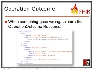 No (sql) transactions

126
© 2012 HL7 ® International. Licensed under Creative Commons. HL7 & Health Level Seven are registered trademarks of Health Level Seven International. Reg. U.S. TM Office.

 