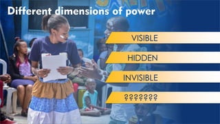 FAMILY HEALTH
OPTIONS KENYA
Your Health, Our Concern
FAMILY HEALTH
OPTIONS KENYA
Your Health, Our Concern AFRICA REGIONAL OFFICE
Your Health, Our Concern
Different dimensions of power
VISIBLE
HIDDEN
INVISIBLE
???????
 