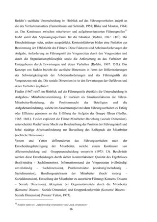 B.A.-Thesis: Führung in Unternehmen