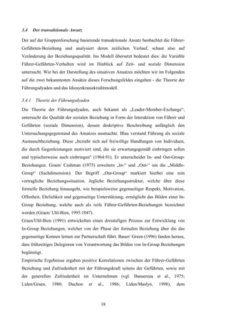 B.A.-Thesis: Führung in Unternehmen