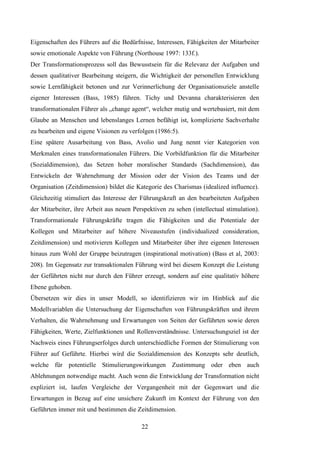 B.A.-Thesis: Führung in Unternehmen